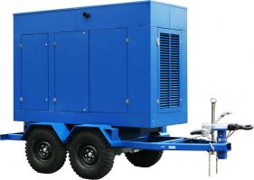 АД-30С-Т400-1РПМ9 на прицепе